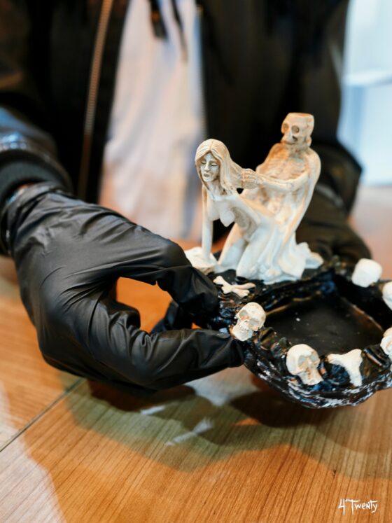 Skull ashtray